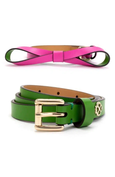 KATE SPADE 2-PACK BASIC AND BOW BELTS