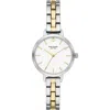 Kate Spade 3-hand Two-tone Bracelet Watch, 30mm In Silver