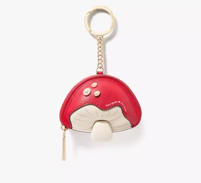 Kate Spade 3d Mushroom Bag Charm In Red