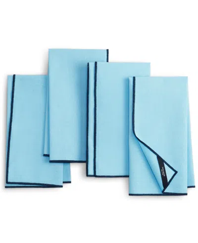 Kate Spade 4-pc. Garden Party Napkin Set In Blue