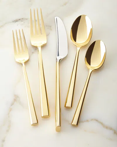 Kate Spade Malmo 5-piece Goldtone Stainless Steel Flatware Set