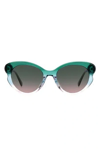 Kate Spade 53mm Elina/g/s Round Sunglasses In Multi
