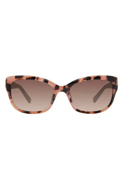 Kate Spade 53mm Johanna Square Sunglasses In Brown