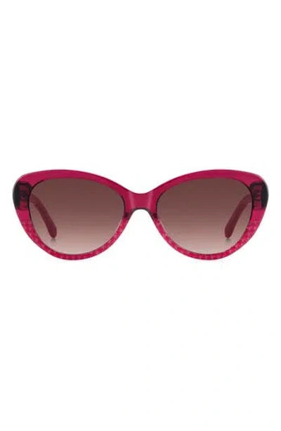 Kate Spade 55mm Josi Cat Eye Sunglasses In Pink