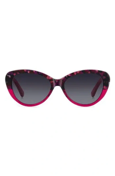 Kate Spade 55mm Josi Cat Eye Sunglasses In Pink