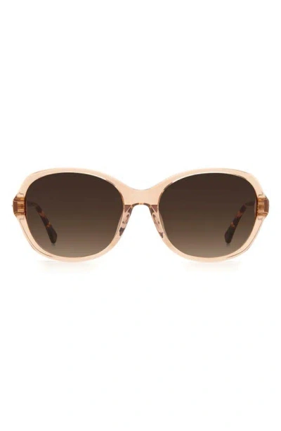 Kate Spade 57mm Yaelfs Oversize Sunglasses In Brown