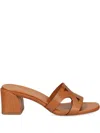 Kate Spade 60mm Double K Mules In Braun