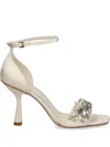 Kate Spade 90mm Leather Sandals In White