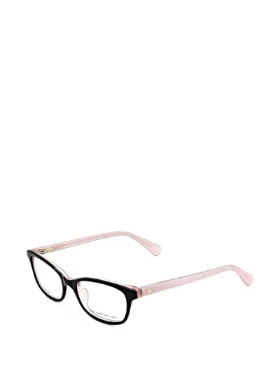 Kate Spade Abbeville Square-frame Glasses In Black