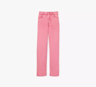 Kate Spade Acid Wash Boyfriend Jeans In Pizzazz Pink