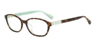 Kate Spade Adali 2/fj Asian Fit Women's Glasses, Tortoiseshell, Size 53 In Brown