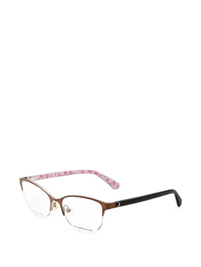 Kate Spade Adalina Cat-eye Frame Glasses In Brown