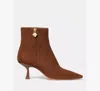 Kate Spade Adele Bootie In Brown