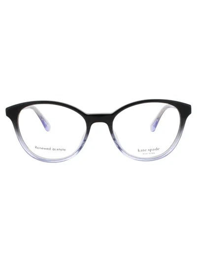 Kate Spade Aggie Mini Acetate Women's Eyeglasses In Black