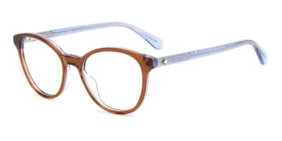 Kate Spade Aggie 3lg Women's Glasses Brown Size 50 - Free Lenses - Blue Light Block Available In Multi