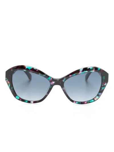 Kate Spade Aglaia Butterfly-frame Sunglasses In Green