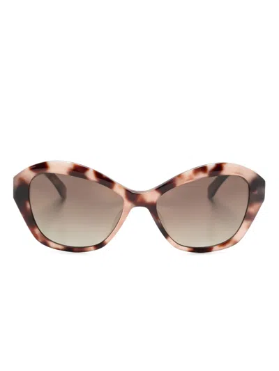 Kate Spade Aglaia Cat-eye Frame Sunglasses In Pink