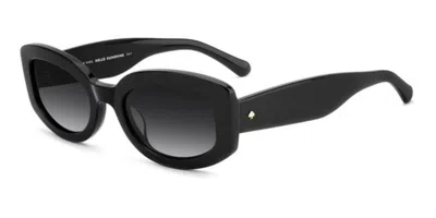 Kate Spade Ailey 2/g/s Vestibilità Orientale 807/9o Occhiali Da Sole Neri Per Donna In Black