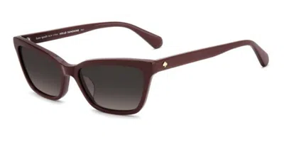 Kate Spade Aisha 2/s 6k3/ha Occhiali Da Sole Borgogna Per Donna In Burgundy