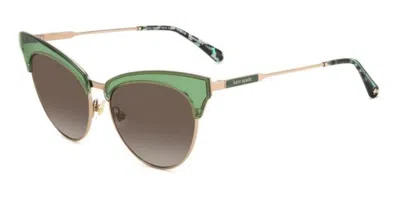 Kate Spade Alvi/g/s Asian Fit 1ed/ha Women's Sunglasses Green Size 54