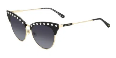 Kate Spade Alvi/g/s/pearl Asian Fit 807/9o Women's Sunglasses Gold Size 54 In Multi