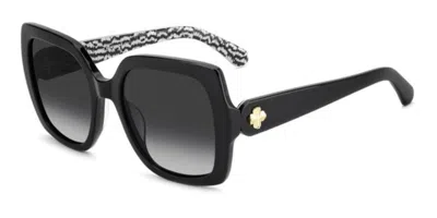 Kate Spade Amaya 2/g/s Vestibilità Orientale Polarized Ina/wj Occhiali Da Sole Neri Per Donna In Black