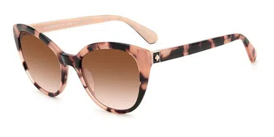 Kate Spade Amberlee/s Ht8/m2 Women's Sunglasses Tortoiseshell Size 55 In Multi