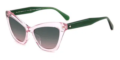 Kate Spade Amelie/g/s Asian Fit 35j/jp Women's Sunglasses Pink Size 54