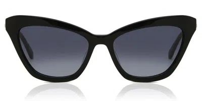 Kate Spade Amelie/g/s Asian Fit 807/9o Women's Sunglasses Black Size 54