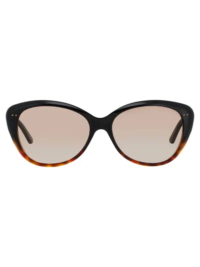 Kate Spade Angelique/s Us Sunglasses In Eut - Black Tortoise Fade - Brown Gradient