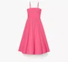 Kate Spade Anita Poplin Dress In Pom Pom Pink
