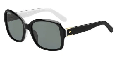 Kate Spade Annora/p/s Polarized Qop/ra Women's Sunglasses Black Size 54