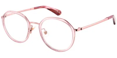 Kate Spade Arla/f Vestibilità Orientale 35j Occhiali Da Vista Rosa Per Uomo (solo Montatura) In Pink