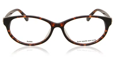 Kate Spade Atlee/f Asian Fit 086 Men's Glasses Tortoiseshell Size 53 - Free Lenses - Blue Light Block Available In Dark Tortoise