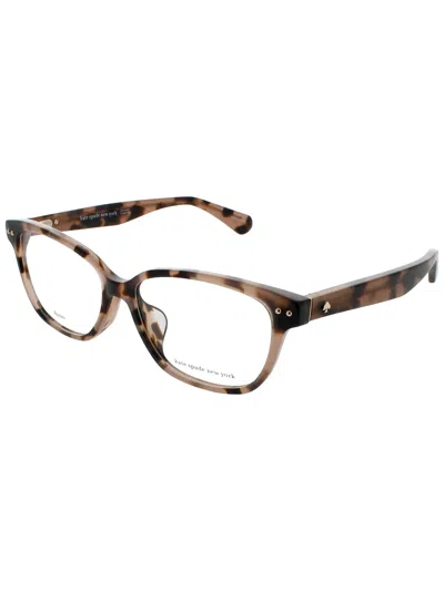 Kate Spade Aurelia/f Mini Women's Plastic Eyeglasses In Brown