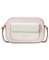 KATE SPADE AVA COLORBLOCKED PEBBLED LEATHER MINI CROSSBODY