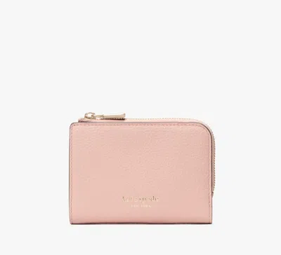 Kate Spade Ava Colorblocked Pebbled Leather Zip Bifold Wallet