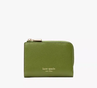 Kate Spade Ava Colorblocked Pebbled Leather Zip Bifold Wallet