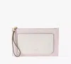 Kate Spade Ava Colorblocked Wristlet In Pink