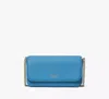 Kate Spade Ava Flap Chain Wallet In Back To School Blues