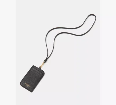 Kate Spade Ava Lanyard In Black