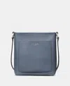 Kate Spade Ava Pebbled Leather Mini Crossbody Bag In Gray