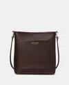 Kate Spade Ava Pebbled Leather Mini Crossbody Bag In Brown