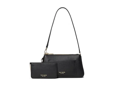 Kate Spade Ava Pochette Wallet Handbags Black: One Size