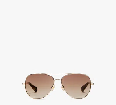 Kate Spade Avaline Sunglasses In Brown
