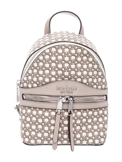 Pre-owned Kate Spade Backpack In Neutral