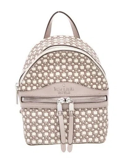Pre-owned Kate Spade Backpack In Neutral