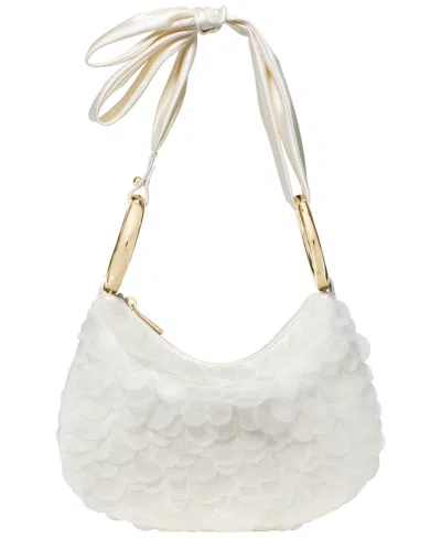 Kate Spade Bangle Sequin Paillette Shoulder Bag In White