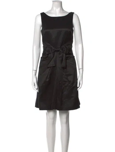 Pre-owned Kate Spade Bateau Neckline Mini Dress In Blue