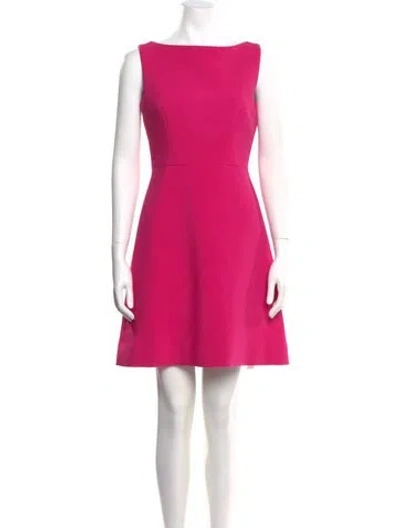 Pre-owned Kate Spade Bateau Neckline Mini Dress W/ Tags In Pink